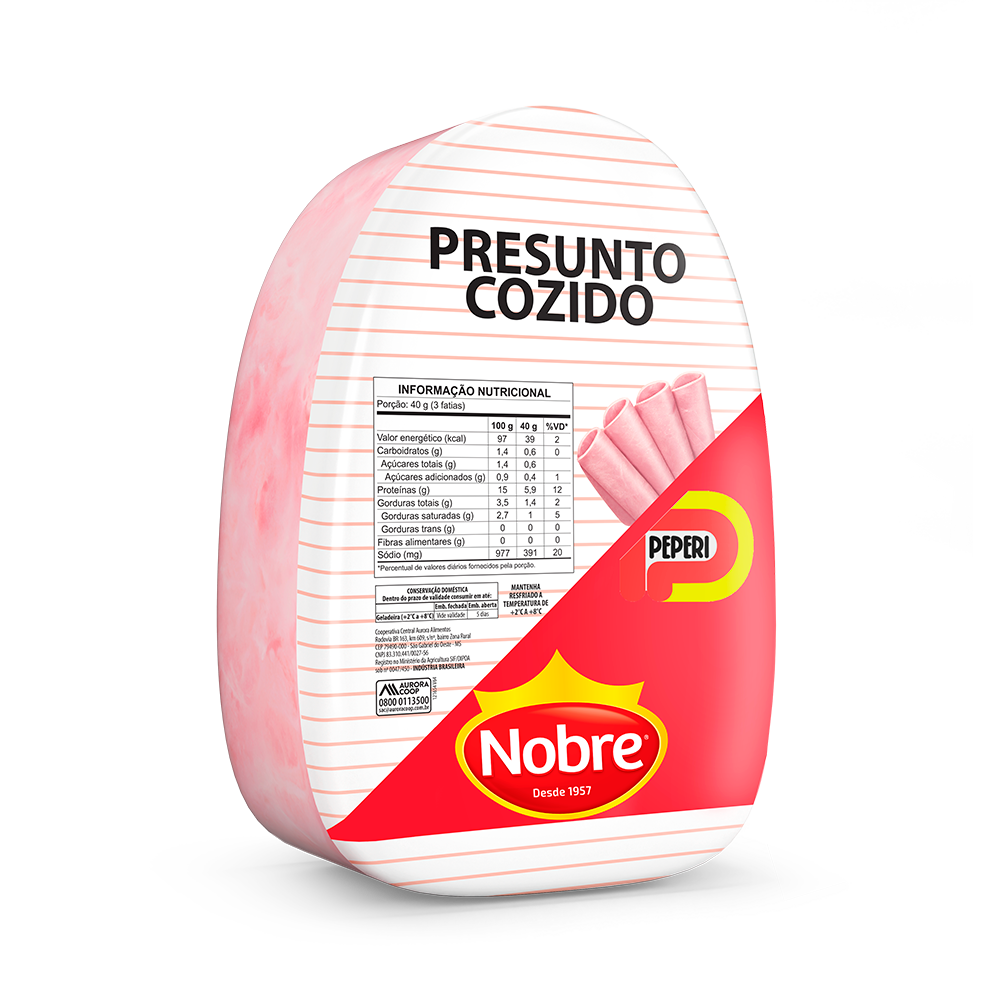 Presunto Cozido Sem Capa de Gordura 3,5 Kg